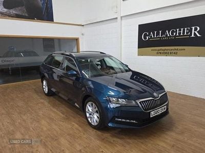 Used Skoda Superb SE 150 HP (110 kW) 2020 Blue Estate