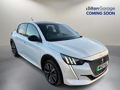 Used Peugeot e-208 Premium 100 kW (136 HP) 2021 White Hatchback