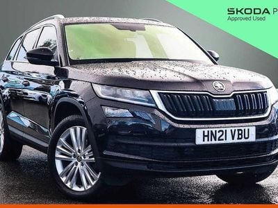 Begagnad Skoda Kodiaq SE L 150 HK (110 kW) 2021 Svart SUV