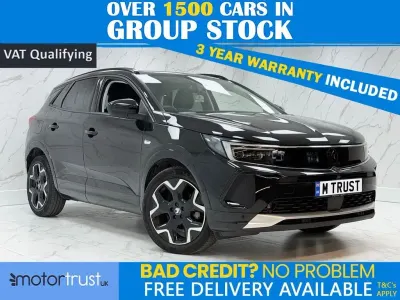 Used Vauxhall Grandland X Ultimate 130 HP (95 kW) 2024 Black SUV