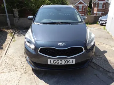 Used Kia Carens 114 HP (83 kW) 2013 Blue MPV