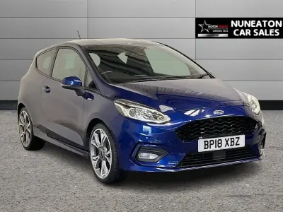 Used Ford Fiesta ST-Line 125 HP (91 kW) 2018 Blue Hatchback