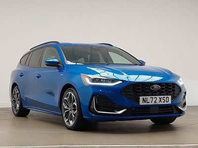 Blue Used 2022 Ford Focus ST-Line Estate | £17,498 (A bit pricey)