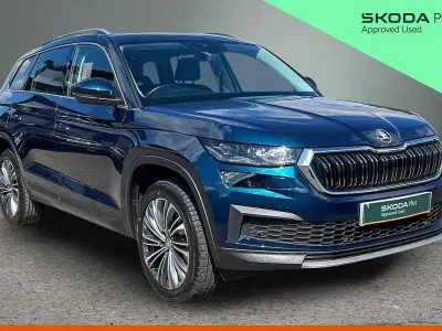 Used Skoda Kodiaq SE L Executive 150 HP (110 kW) 2023 Petrol blue metallic SUV