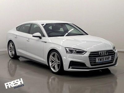 White Used 2019 Audi A5 S-Line Hatchback | £15,790 (Fair price)