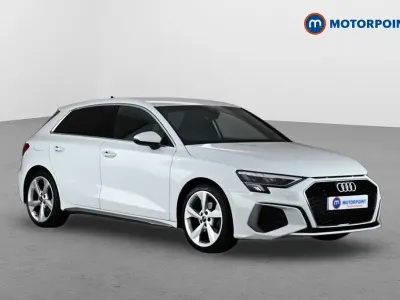 Used Audi A3 S-Line 2023 White Sedan
