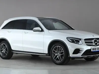 Usado Mercedes GLC220 AMG Line Premium 170 HP (125 kW) 2018 Branco Carrinha