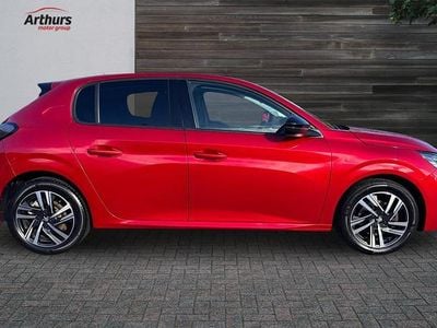 Red Used 2022 Peugeot 208 Allure Premium Hatchback | £12,397 (Fair price)