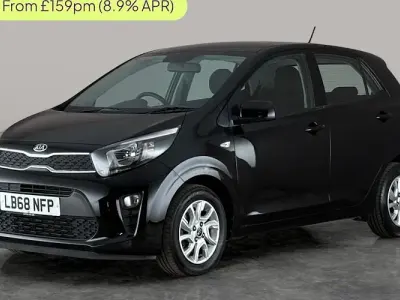 Used Kia Picanto 67 HP (49 kW) 2019 Black Hatchback