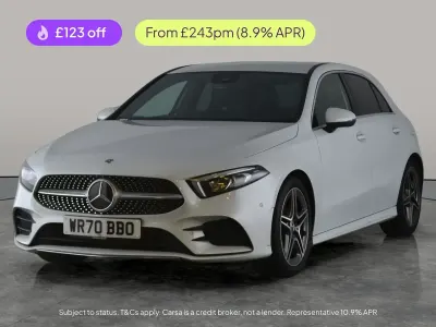 Begagnad Mercedes A200 Executive 2020 Vit Halvkombi