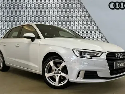 Used Audi A3 Sportback Sport 150 HP (110 kW) 2019 White Hatchback