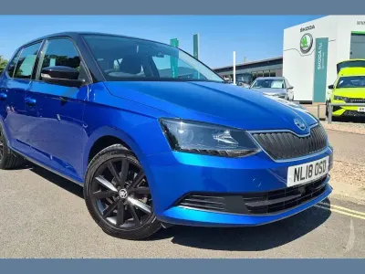 Used Skoda Fabia Colour Edition 95 HP (69 kW) 2018 Blue Hatchback