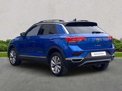 Usado VW T-Roc Design 115 HP (84 kW) 2021 Azul SUV