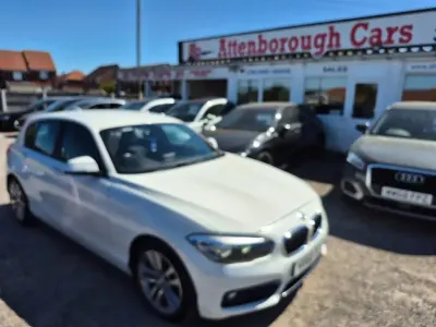 Usado BMW 116 Sport Line 2018 Blanco Utilitario