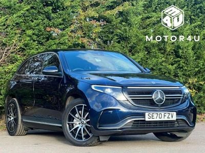 Used Mercedes EQC400 AMG line 300 kW (408 HP) 2021 Blue SUV
