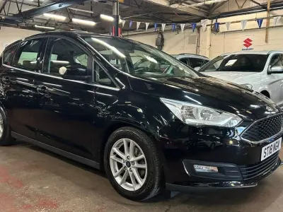 Begagnad Ford C-MAX Zetec 120 HK (88 kW) 2018 Svart Minibuss