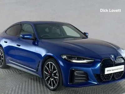 Used BMW i4 M Sport 250 kW (340 HP) 2022 Blue Sedan