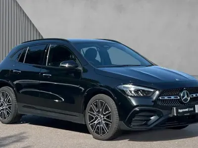 Used Mercedes GLA200 AMG Line Premium 163 HP (119 kW) 2025 Cosmos black metallic SUV