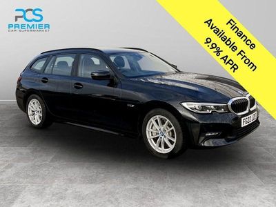 Used BMW 330e Impressive 2022 Black sapphire metallic paint Estate