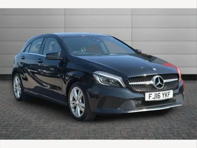 Used Mercedes A200 Premium Plus 134 HP (98 kW) 2016 Black Hatchback