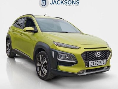Used Hyundai Kona Premium SE 120 HP (88 kW) 2018 Yellow SUV