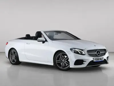 Used Mercedes E220 AMG Line Premium 2018 White Cabriolet