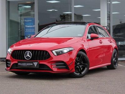 Used Mercedes A35 AMG Premium Plus 2019 Red Hatchback