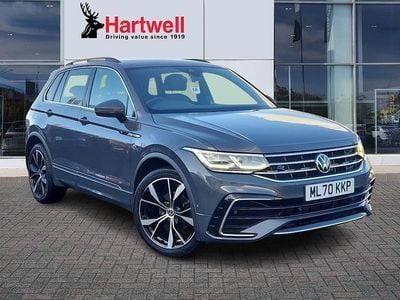 Grey Used 2021 VW Tiguan R-line SUV | £21,299 (Good price)