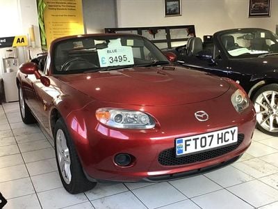 Red Used 2007 Mazda MX5 Cabriolet | £3,495 (Fair price)