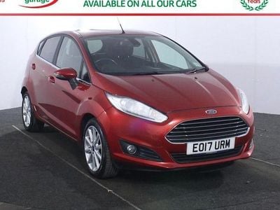 Used Ford Fiesta Titanium 101 HP (74 kW) 2017 Red Hatchback