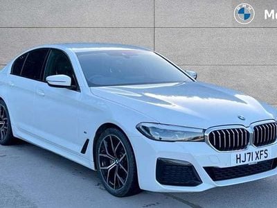 White Used 2022 BMW 520 M Sport Sedan | £27,029 (Fair price)