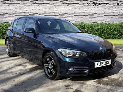 Used BMW 116 Sport Line 2016 Blue Hatchback