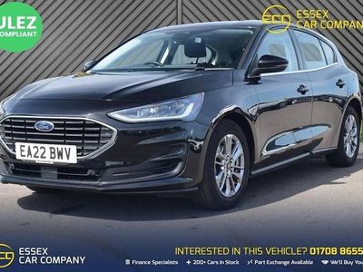 Black Used 2022 Ford Focus Titanium Hatchback | £13,350 (Fair price)
