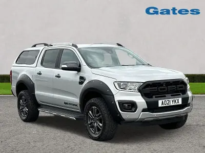 Begagnad Ford Ranger Wildtrack 2021 Silver Pickup