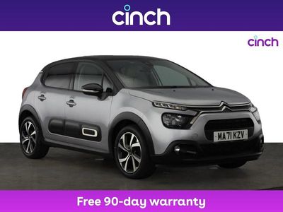Grey Used 2021 Citroën C3 PureTech Hatchback | £9,899 (A bit pricey)