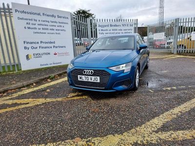 Used Audi A3 Sportback Comfort 150 HP (110 kW) 2020 Mettalic atoll blue Hatchback