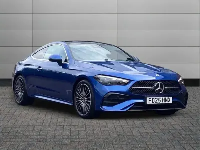 Used Mercedes CLE300 AMG Line Premium 280 HP (205 kW) 2025 Blue Coupe
