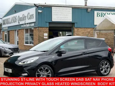 Used Ford Fiesta ST-Line X 125 HP (91 kW) 2018 Black Hatchback