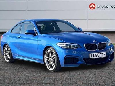 Used BMW 218 M Sport 136 HP (100 kW) 2018 Blue Coupe