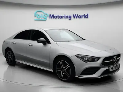 Used Mercedes CLA250e AMG line 218 HP (160 kW) 2023 Silver Coupe