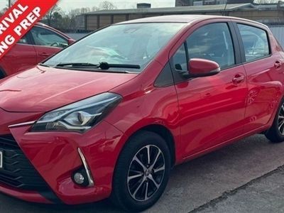 used Toyota Yaris 1.5 VVT I ICON TECH 5 DOOR RED 1 OWNER FROM NEW SATNAV CRUISE