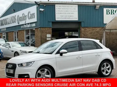 Begagnad Audi A1 Sportback Sport 116 HK (85 kW) 2018 Vit Halvkombi
