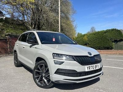Used Skoda Karoq SportLine 190 HP (139 kW) 2020 Grey SUV
