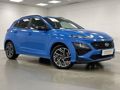 Gebraucht Hyundai Kona N Line 120 PS (88 kW) 2021 Blau SUV