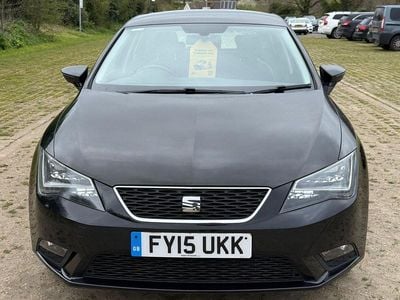 Used Seat Leon SE 125 HP (91 kW) 2015 Black Hatchback