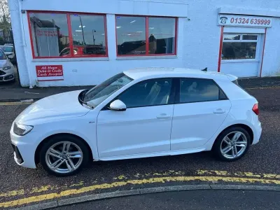 Used Audi A1 Sportback S-Line 150 HP (110 kW) 2019 White Hatchback