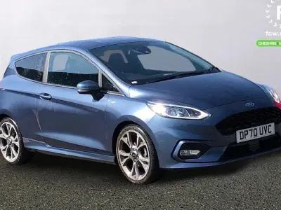 Used Ford Fiesta ST-Line X 125 HP (91 kW) 2020 Blue Hatchback