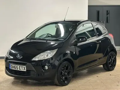Used Ford Ka Zetec 69 HP (50 kW) 2016 Black Hatchback