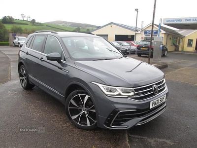 Used VW Tiguan R-line 150 HP (110 kW) 2021 Grey SUV
