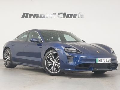 Used Porsche Taycan 500 kW (680 HP) 2020 Blue Sedan